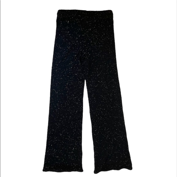 NWT Monrow 100% Cashmere Neps Lounge Sweats Pants Wide Leg Size Small - Picture 5 of 12